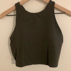 Athleta Crop top with built in bra